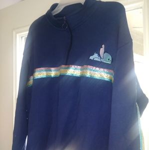 Disney's Stitch sweatshirt.